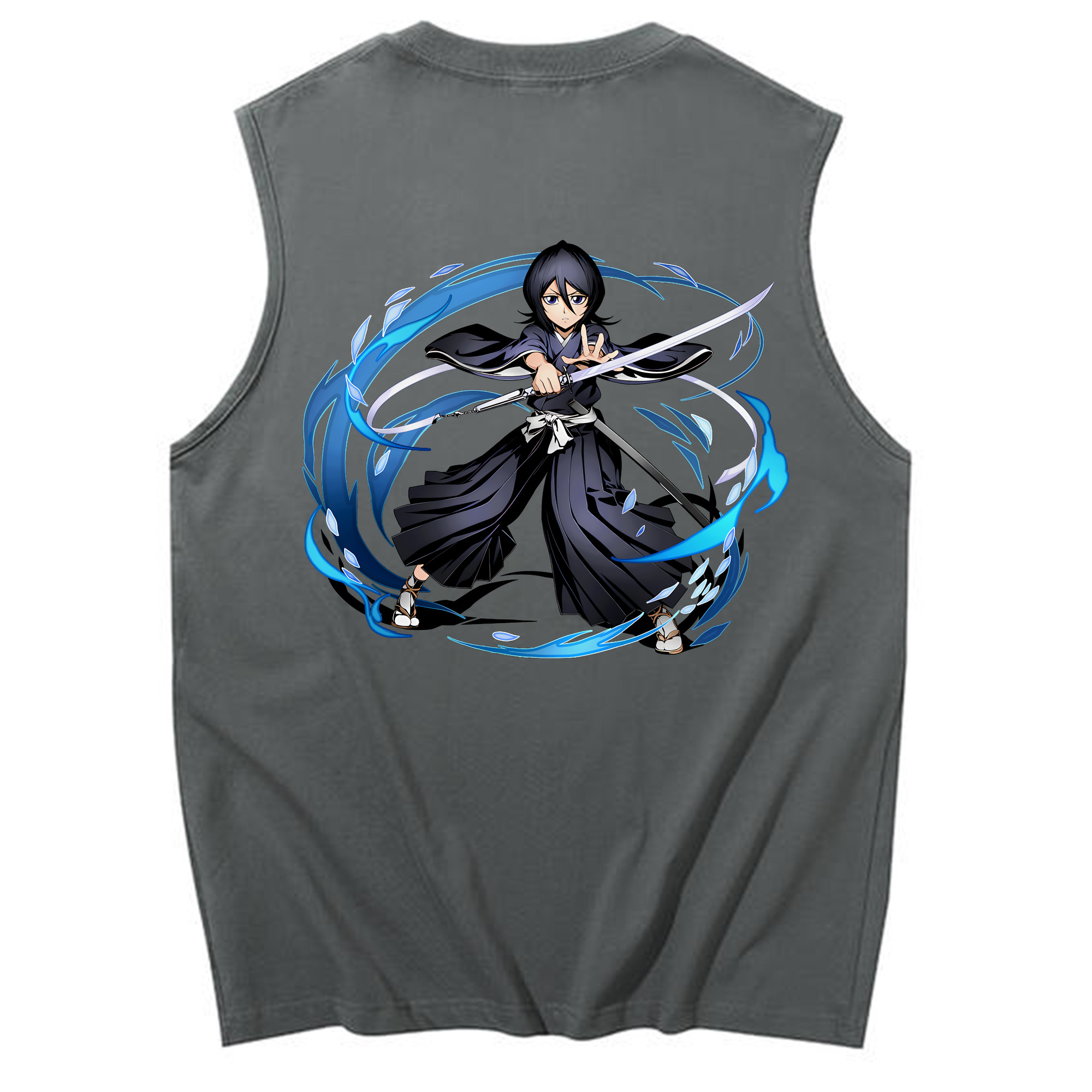 （画像用） ブリーチ 朽木ルキア BLEACH Kuchiki Rukia コットン100％タンクトップ（背面プリント）
